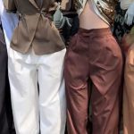Draped pleat harem balloon pants (1002)