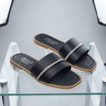 rhinestone-encrusted band  sandals(123)