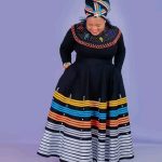 Modernized Xhosa traditional 2 PIECE SET (4922)