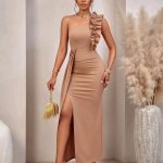 Formal midi dress (21754)