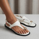 Flat T-Strap Sandals (9289)