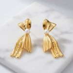 Ribbons  gold EARRING