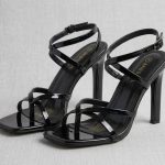 Strappy high-heeled sandals(9226)